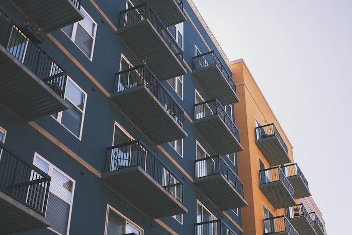 Apartment building exterior