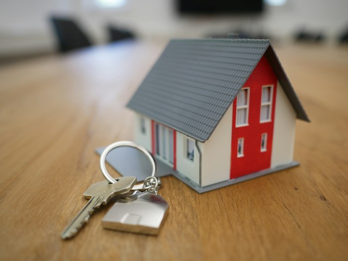 Handing over keys to a new property